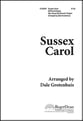Sussex Carol SATB choral sheet music cover